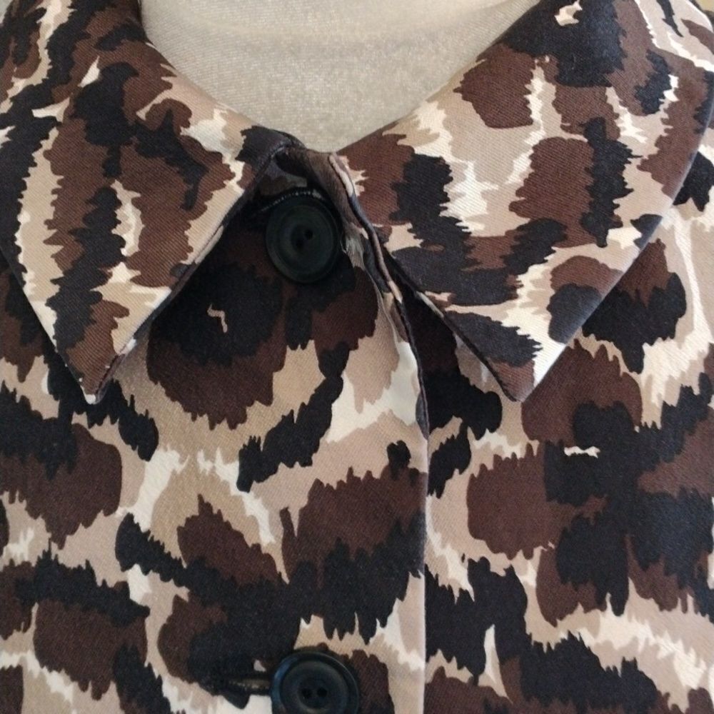 Talbots Animal Print Jacket - Picture 2 of 10